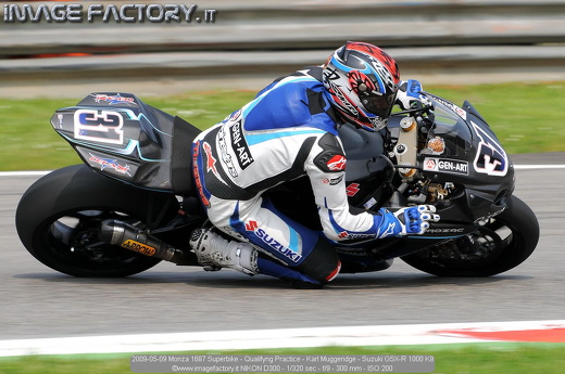 2009-05-09 Monza 1687 Superbike - Qualifyng Practice - Karl Muggeridge - Suzuki GSX-R 1000 K9